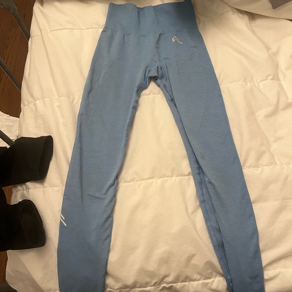 Oner Active Classic Seamless Leggings Blue Marl - Picture 3 of 5